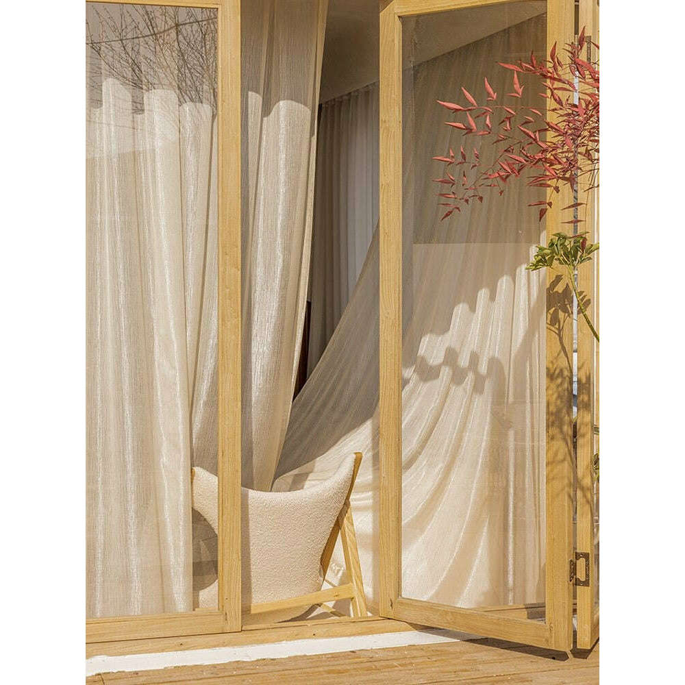 Annapolis Sheer Curtain With Subtle Gold Shimmer - Beige,Sheer Curtains,Discover Curtains