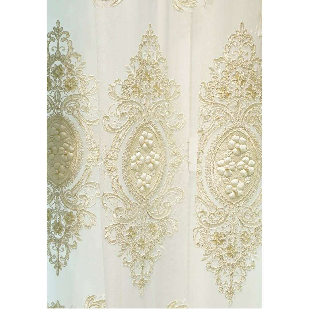 Brittany Luxury Designer Velvet Curtain - Lush Green & Yellow,Velvet Curtains,Discover Curtains