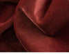 Brittany Velvet Plain Curtains - Dark Red