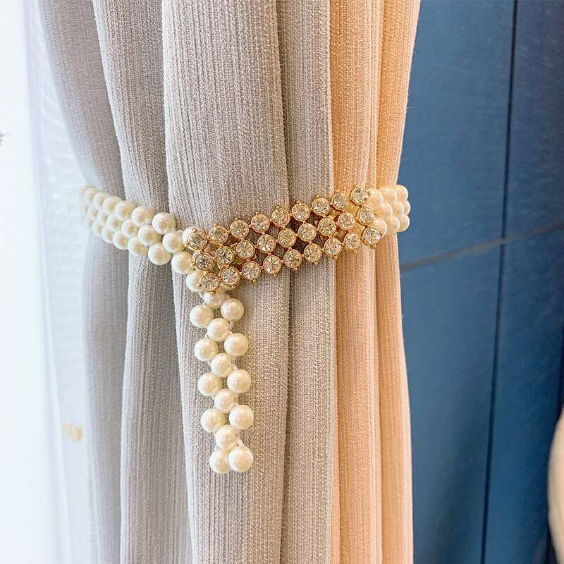 Ethan Pearl Curtain Tiebacks,Curtain Accessories,Discover Curtains