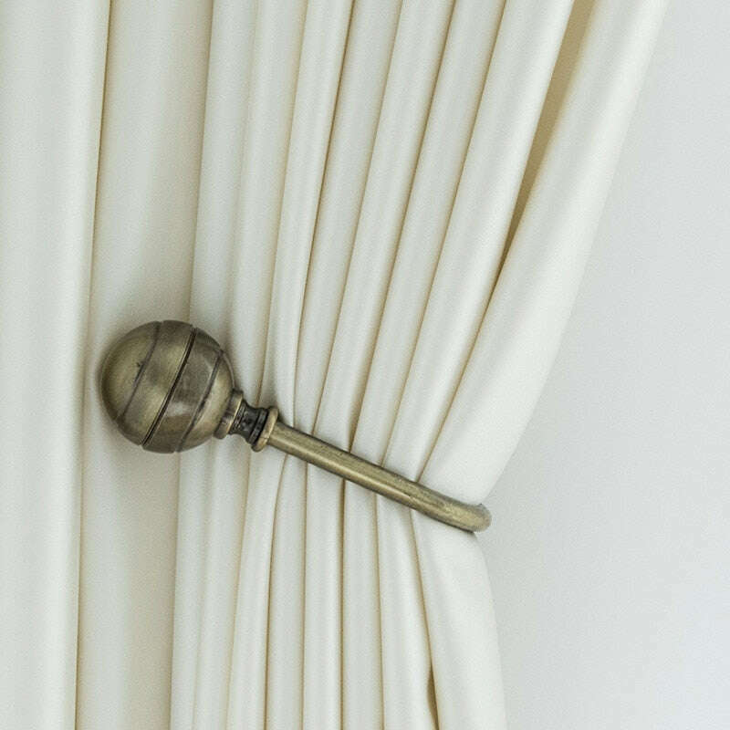 Homespun Faux Silk Plain Curtains - White,Faux Silk Satin,Discover Curtains
