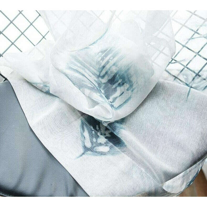 Jason Abstract Leaves Print Blackout Curtain,Print Polyester,Discover Curtains