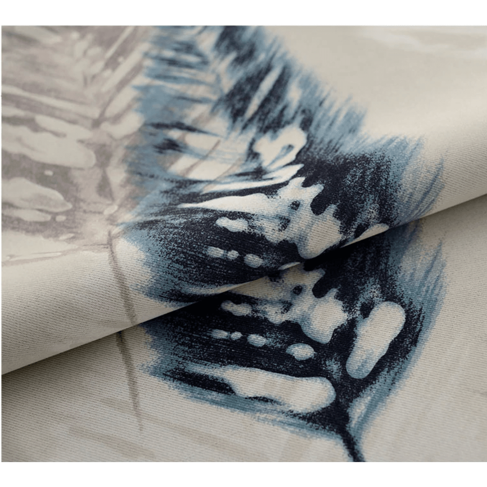 Jason Abstract Leaves Print Blackout Curtain,Print Polyester,Discover Curtains