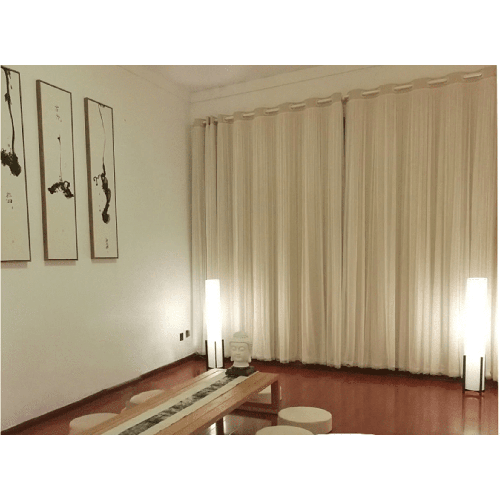 Jason Luxury Veil Curtain - Pink / Beige / Blue / White,Polyester Curtains,Discover Curtains