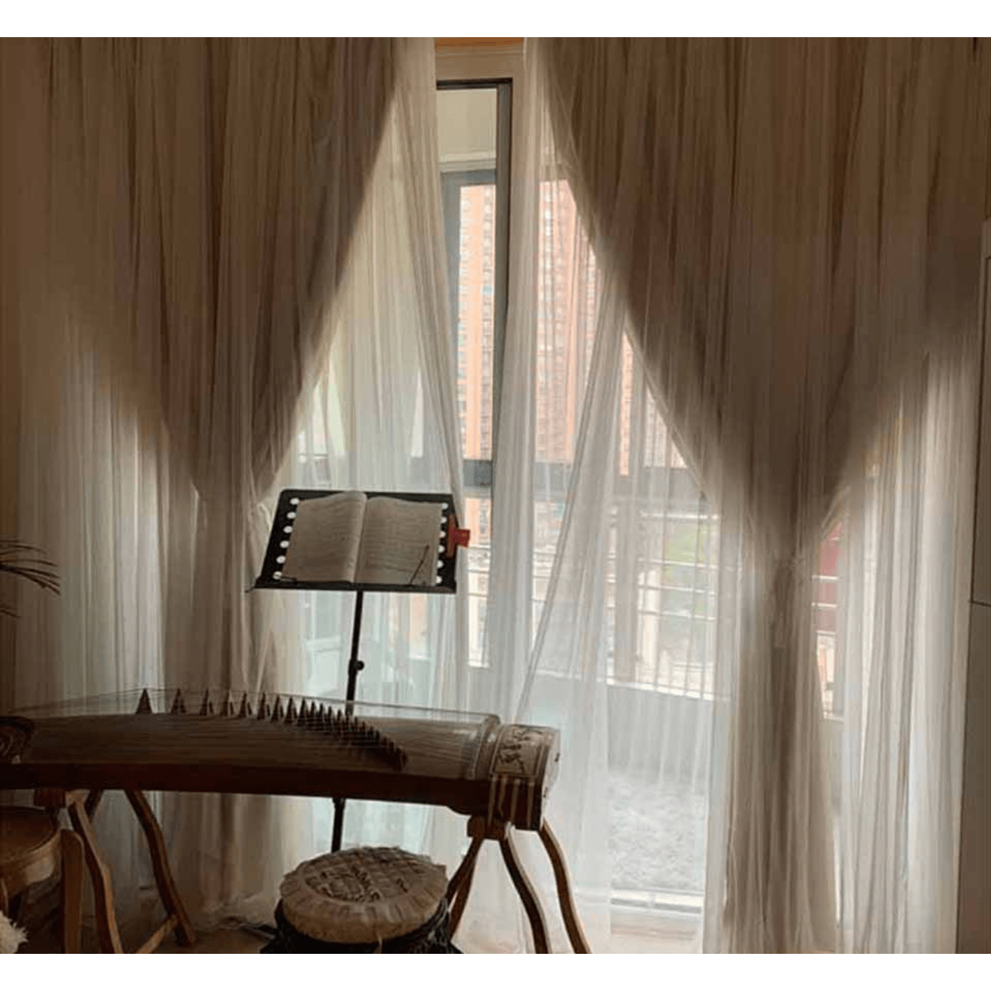 Jason Luxury Veil Curtain - Pink / Beige / Blue / White,Polyester Curtains,Discover Curtains