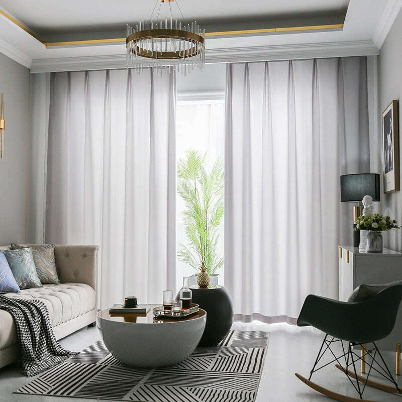 Jason Plain Crushed Sheer Curtain - Light Gray,Sheer Curtains,Discover Curtains