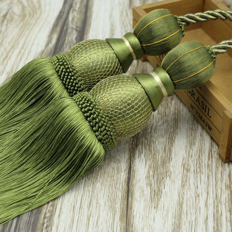 Kara Curtain Brush Tiebacks,Curtain Accessories,Discover Curtains