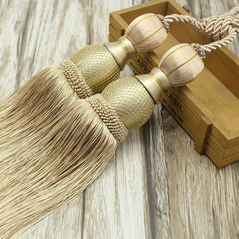 Kara Curtain Brush Tiebacks,Curtain Accessories,Discover Curtains
