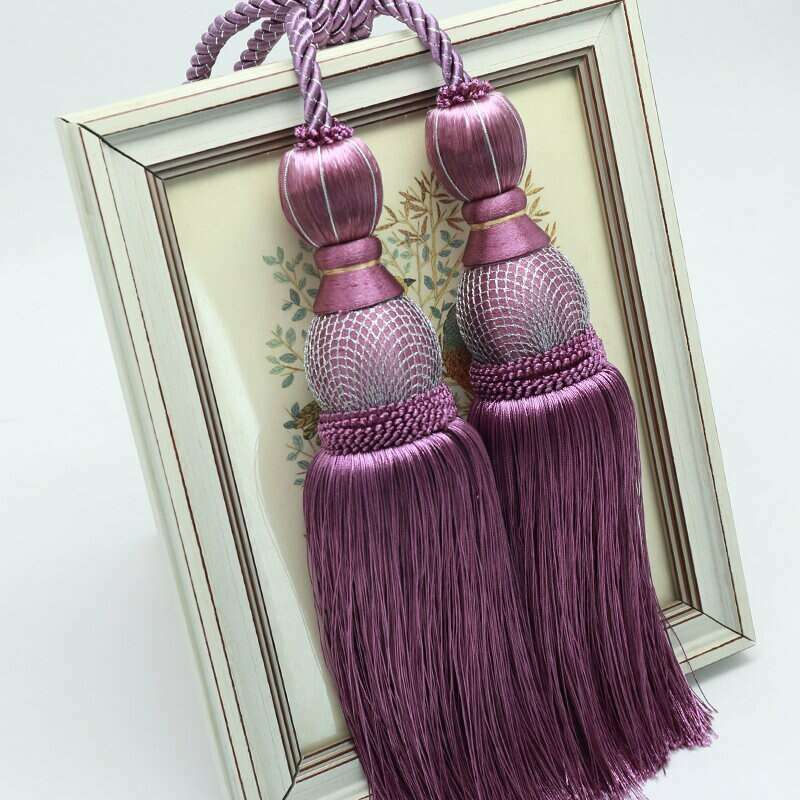 Kara Curtain Brush Tiebacks,Curtain Accessories,Discover Curtains