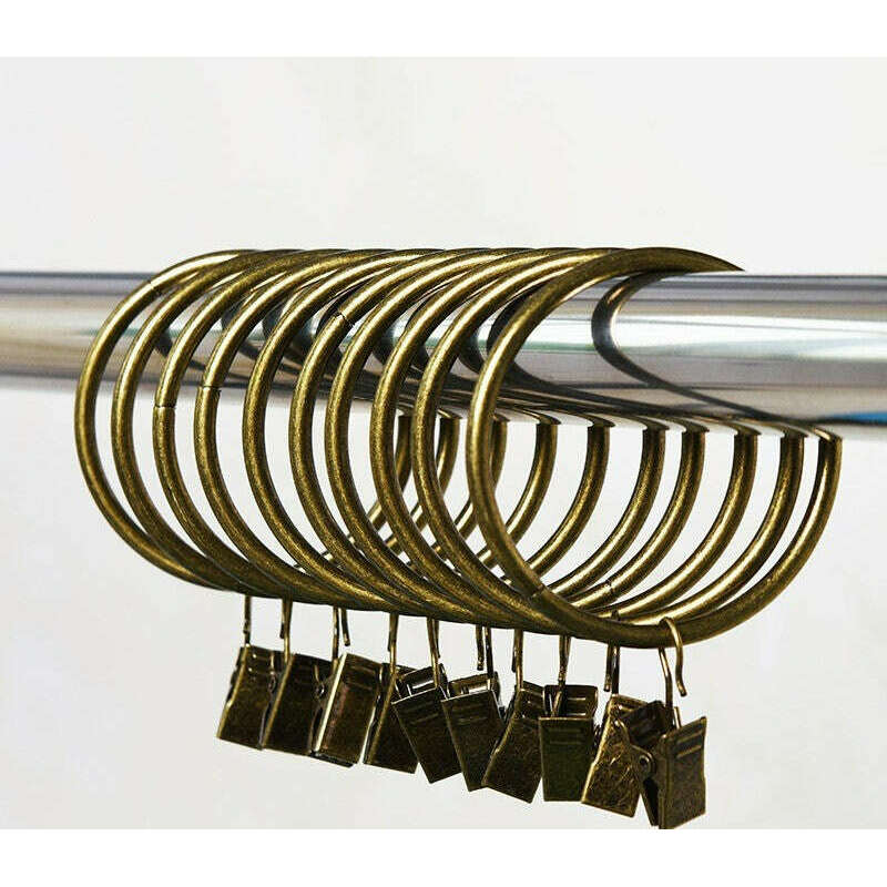 Kara Curtain Rings With Clips,Curtain Accessories,Discover Curtains