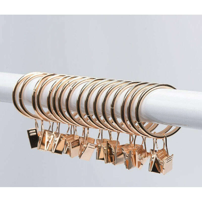 Kara Curtain Rings With Clips,Curtain Accessories,Discover Curtains