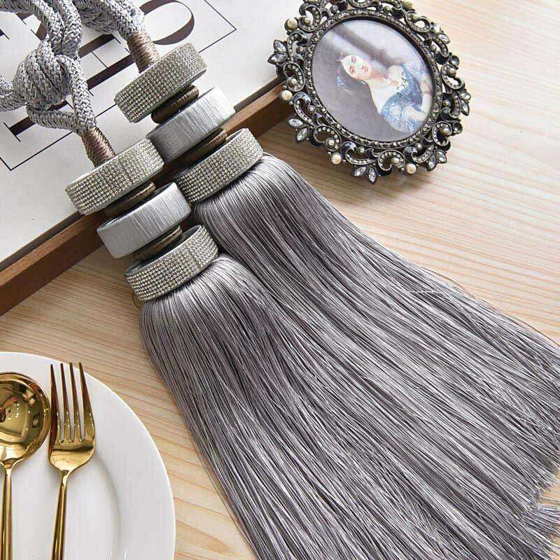 Kara Disc Brush Curtain Tieback,Curtain Accessories,Discover Curtains