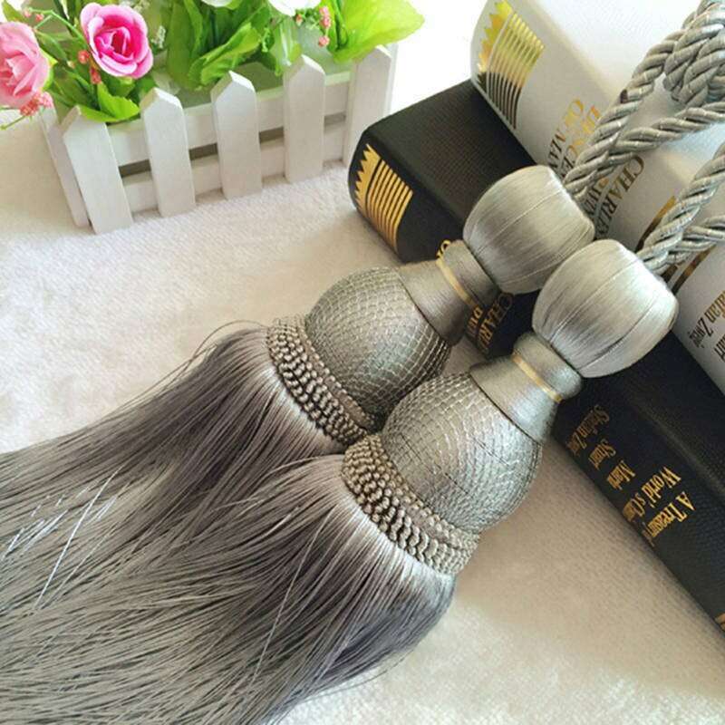Kara Hanging Ball Tassel TieBack,Curtain Accessories,Discover Curtains