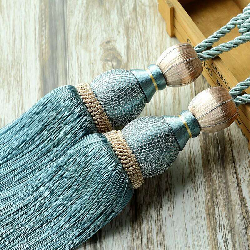 Kara Hanging Ball Tassel TieBack,Curtain Accessories,Discover Curtains