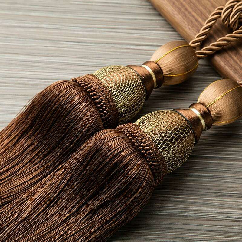 Kara Hanging Ball Tassel TieBack,Curtain Accessories,Discover Curtains