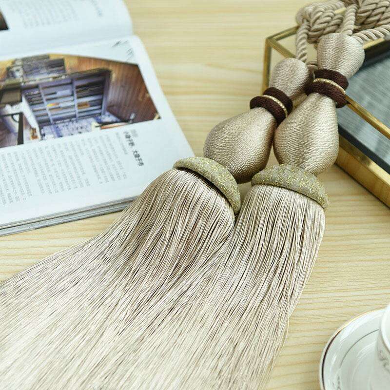 Kara Pinball Brush Curtain Tieback,Curtain Accessories,Discover Curtains
