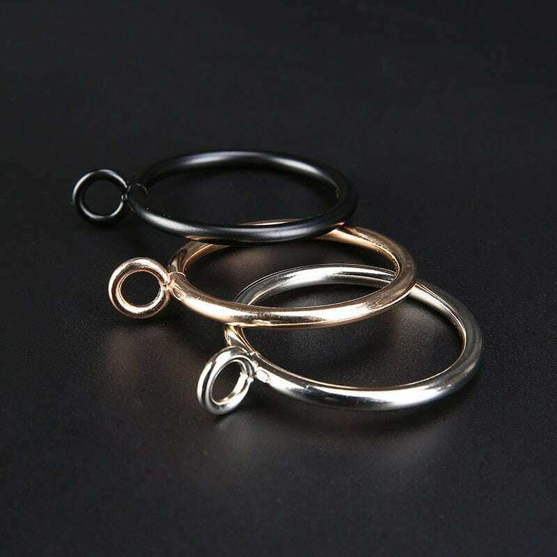 Kara Roman Metallic Rings for Curtain Hooks - 20 pieces per set,Curtain Accessories,Discover Curtains