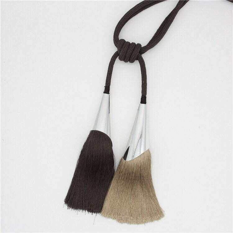 Kara Silver Bell Tieback,Curtain Accessories,Discover Curtains