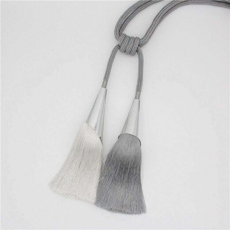 Kara Silver Bell Tieback,Curtain Accessories,Discover Curtains