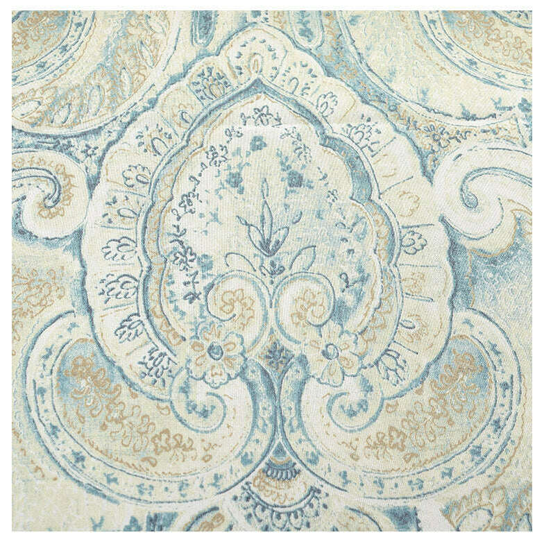 Mila French Country Print Intricate Design Curtain - Beige,Print Polyester,Discover Curtains