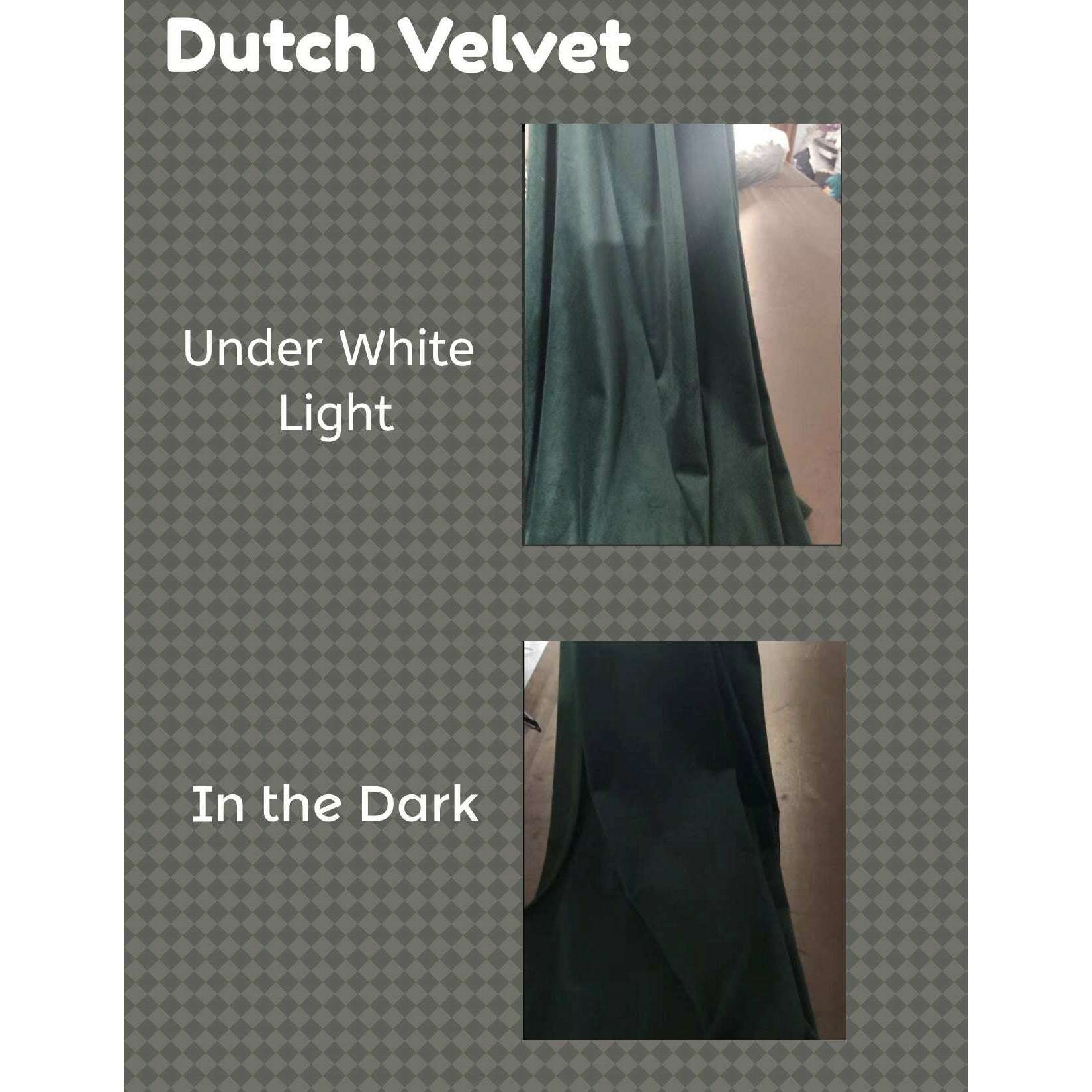 Mila Luxury Dutch Velvet Curtain- Dark Emerald Green,Velvet Curtains,Discover Curtains