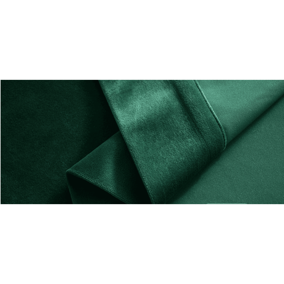 Taylor.H Nordic Dutch Plain Velvet Curtains - Dark Green / Olive