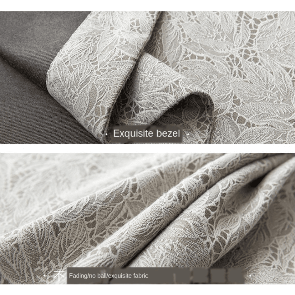 T.B. London Literary Lace Blackout Curtains - Beige,Polyester Jacquard Curtain,Discover Curtains