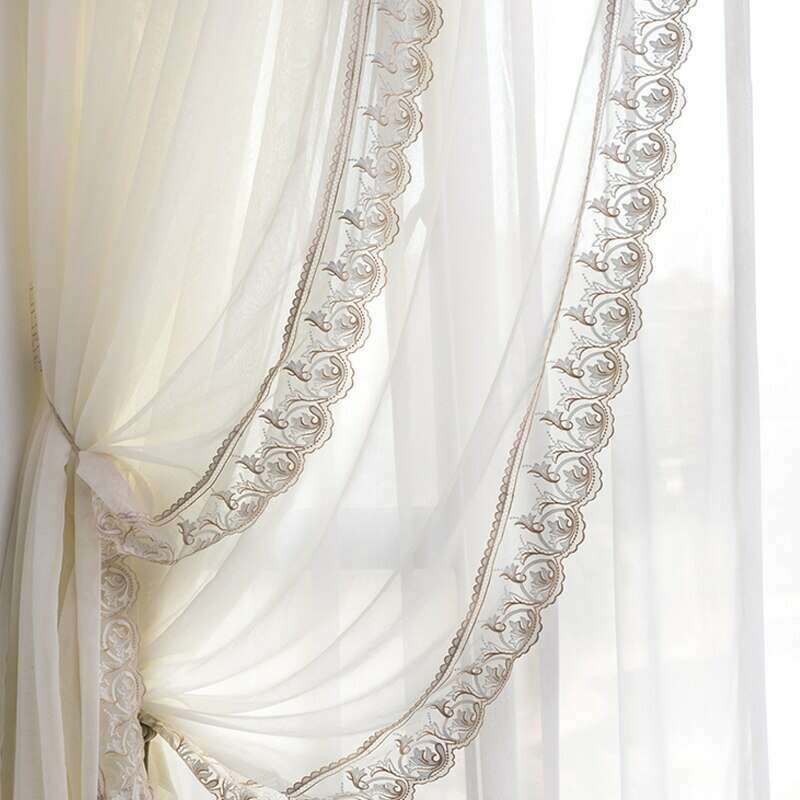 Brittany Luxury Princess Designer Velvet Curtain - Pink & Yellow