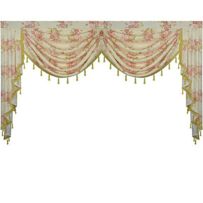 Ethan Flower Pastoral Printed Valance