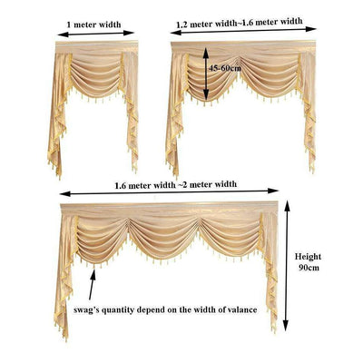 Ethan Flower Pastoral Printed Valance