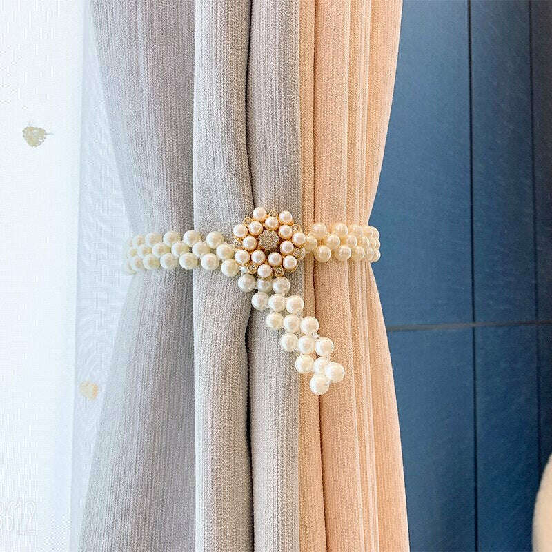 Ethan Pearl Curtain Tiebacks