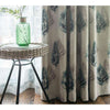 Jason Abstract Leaves Print Blackout Curtain
