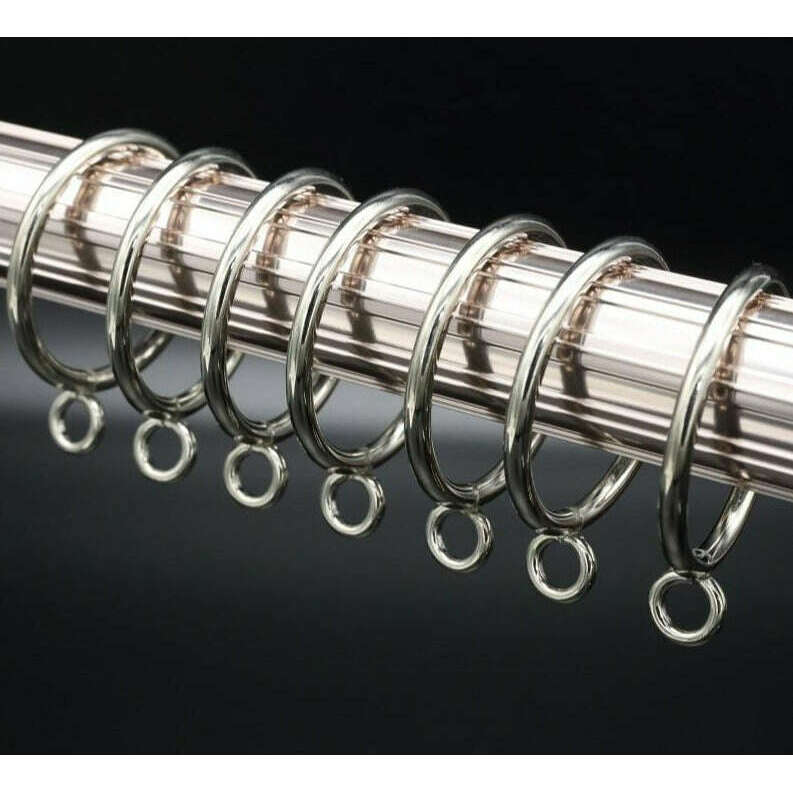 Kara Roman Metallic Rings for Curtain Hooks - 20 pieces per set