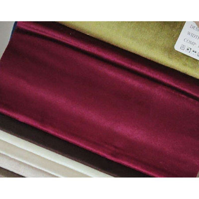 Mila Haute Couture Italian Velvet  Valance - Burgandy Wine
