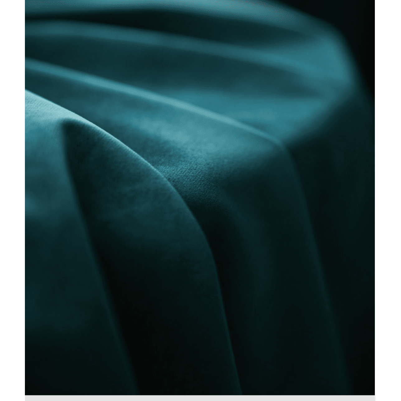 Mila Luxury Blackout Velvet Curtain - Deep Teal Green