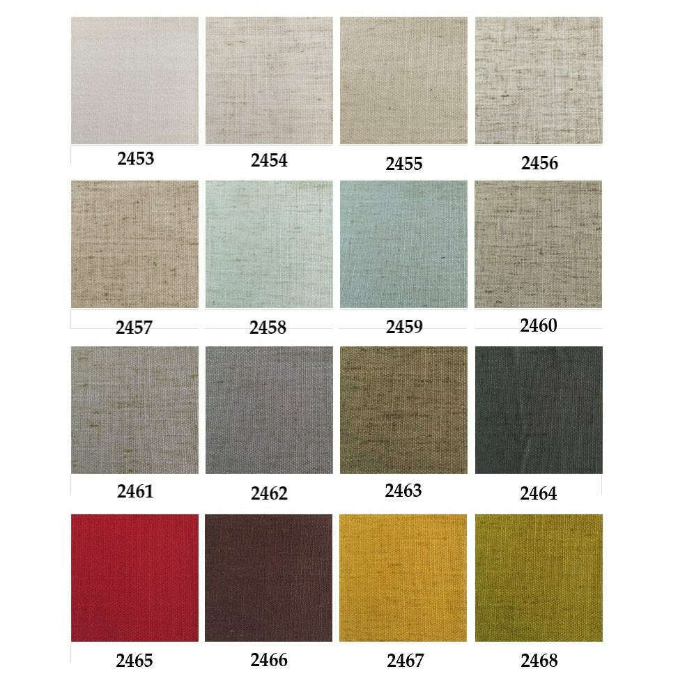 Napa Roman Linen Blinds - Plain - More Color Options