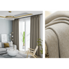 Rémy Blackout Double-Sided Plain Linen Thermal Insulated Curtain - Khaki / Beige