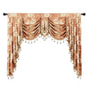 Rémy European Jacquard Flower Valance - Brown
