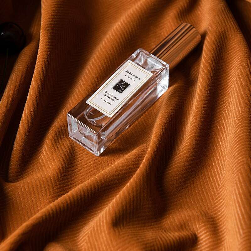 Rémy Luxury Modern Herring Designer Velvet Curtains - Orange