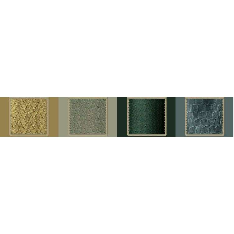 Taylor H. Luxury Jacquard Velvet Woven Design Curtains - Haze Blue
