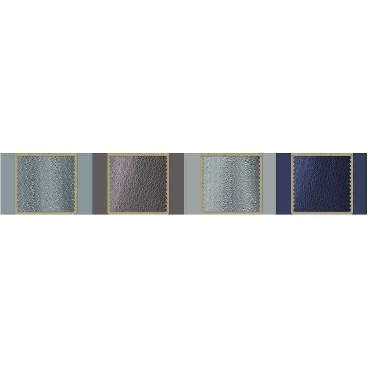 Taylor H. Luxury Jacquard Velvet Woven Design Curtains - Light Gray