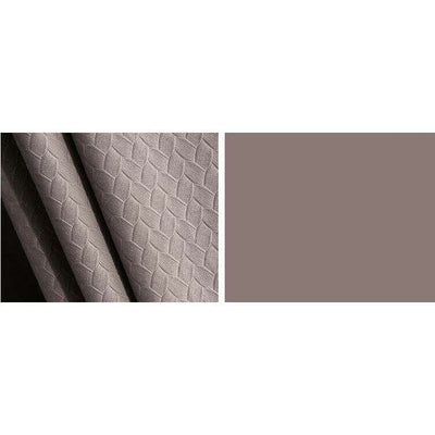 Taylor H. Luxury Jacquard Velvet Woven Design Curtains - Monet Violet