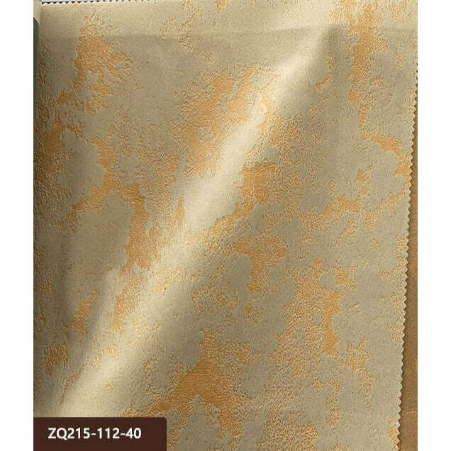 T.B. London Luxury Golden Textured Velvet Curtains- Light Beige